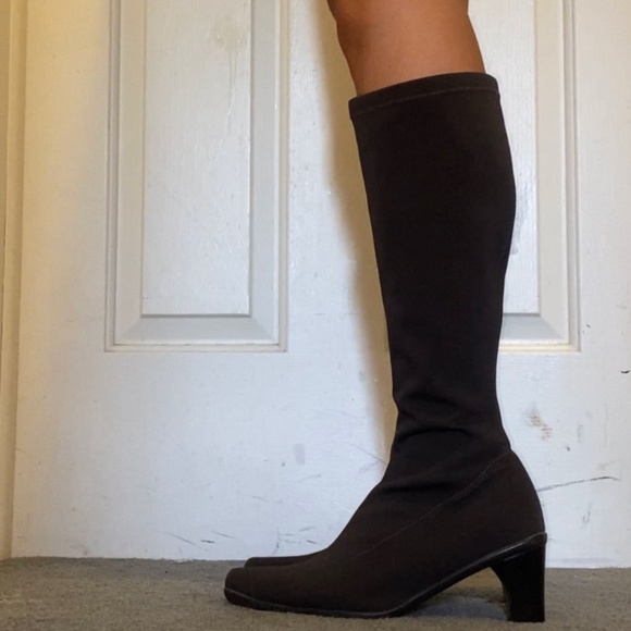 Tall la canadienne brown riding boots - Picture 1 of 4
